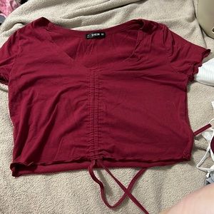 Shein adjustable crop top